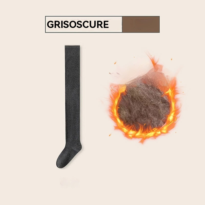 Termo čarape do bedara - debele, tople, neklizajuće za jesen i zimu