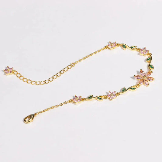 📢📢¡50% de descuento! 🔥Novedad 2026🔥: 🌼Pulsera Floral (Ideal para regalar)