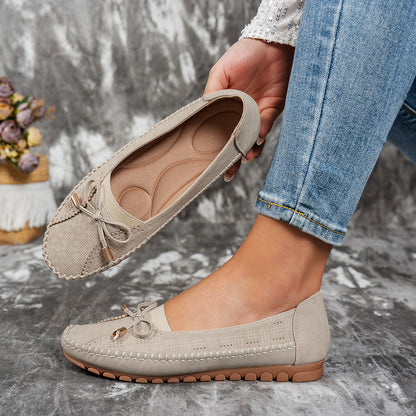 🔥Bestseller - 50% de descuento🔥 Zapatos ortopédicos de cuero, ligeros, antideslizantes, transpirables para mujer