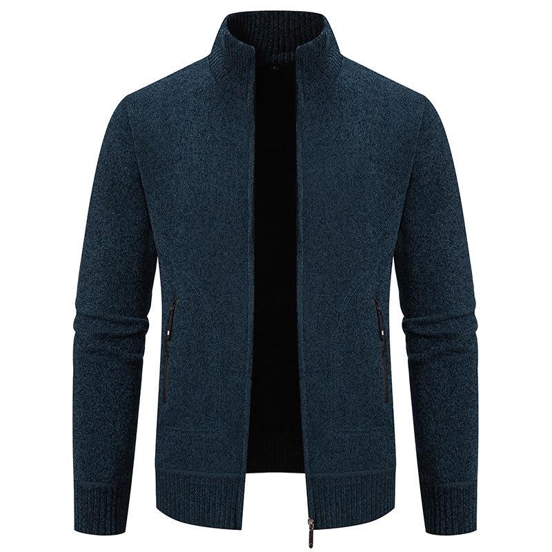 【M-4XL】2025jesienno-zimowa nowa męska kurtka zapinana na zamek, z wysokim kołnierzem, wysokiej jakości materiału i kroju, podkreślającego temperament