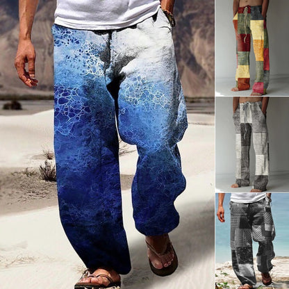 ✨👖【10 barev🌈】【S-6XL】😍 Pánské ležérní kalhoty s širokými nohavicemi pro větší velikosti