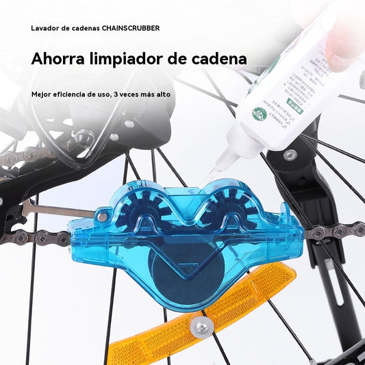 🔥【-39% DE DESCUENTO】Herramienta rápida para limpiar la cadena de la bicicleta, sin ensuciarse las manos