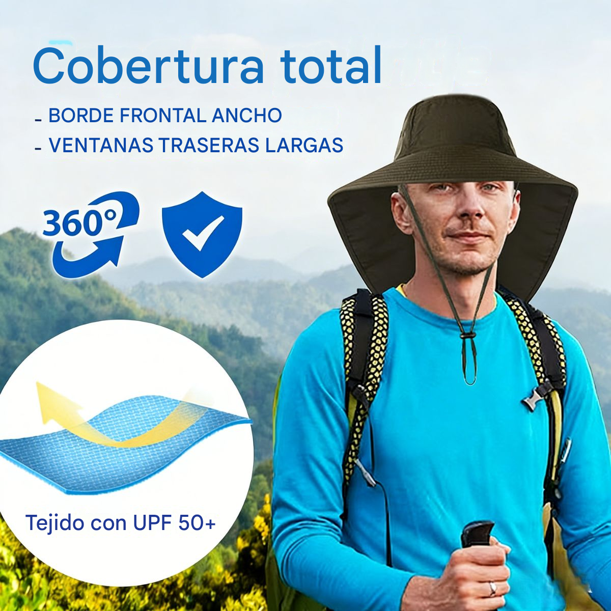 🔥🔥Sombrero de pesca universal de verano con protección solar 2026