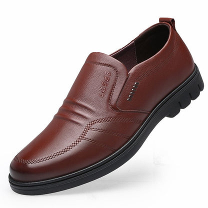 【 39-44】 Novedad 2026, Zapatos casuales de negocios de cuero genuino para hombre