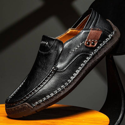 👉 Novedad: -50%👍【Tallas 38-48】 Mocasines de piel auténtica hechos a mano, tallas grandes