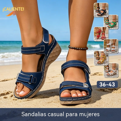 🔥👡 [50% de descuento] Nuevas sandalias casuales para mujer, diseño de plataforma cómodo, estilo deportivo y elegante