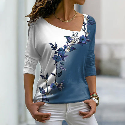 🔥👕Nuevas camisetas de algodón de moda para mujer con estampado, ideales para el verano: suaves y agradables al tacto, perfectas para el uso diario.