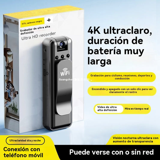 🔥【¡Oferta por tiempo limitado!】⏳Cámara de alta definición, grabadora portátil para llevar en el pecho, cámara de acción profesional.