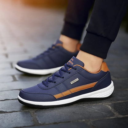✨50% de descuento✨【38-48】2026 nuevas zapatillas de cuero cómodas para hombre, cómodas y de moda