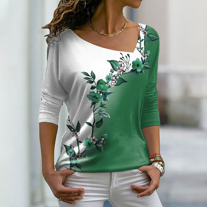🔥👕Nuevas camisetas de algodón de moda para mujer con estampado, ideales para el verano: suaves y agradables al tacto, perfectas para el uso diario.