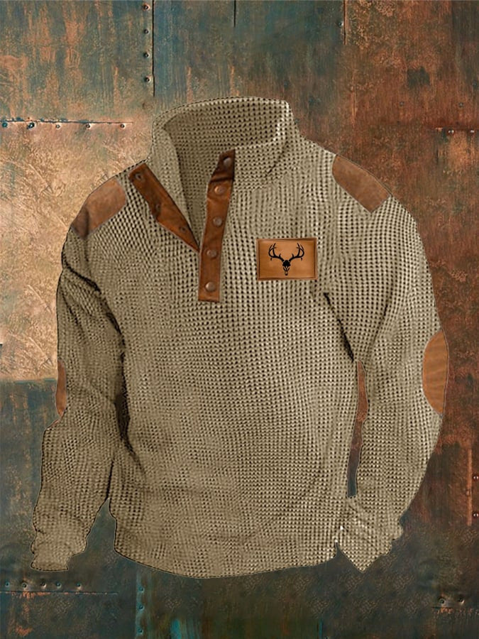 【S-5XL】Nueva sudadera casual de cuello alto para hombre, con un diseño único, elegante y cómoda