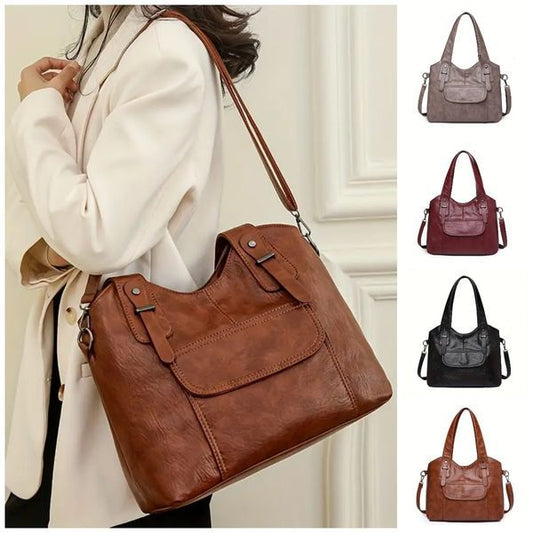 📢👜Nowa torebka damska na ramię z prawdziwej skóry bydlęcej-3747936